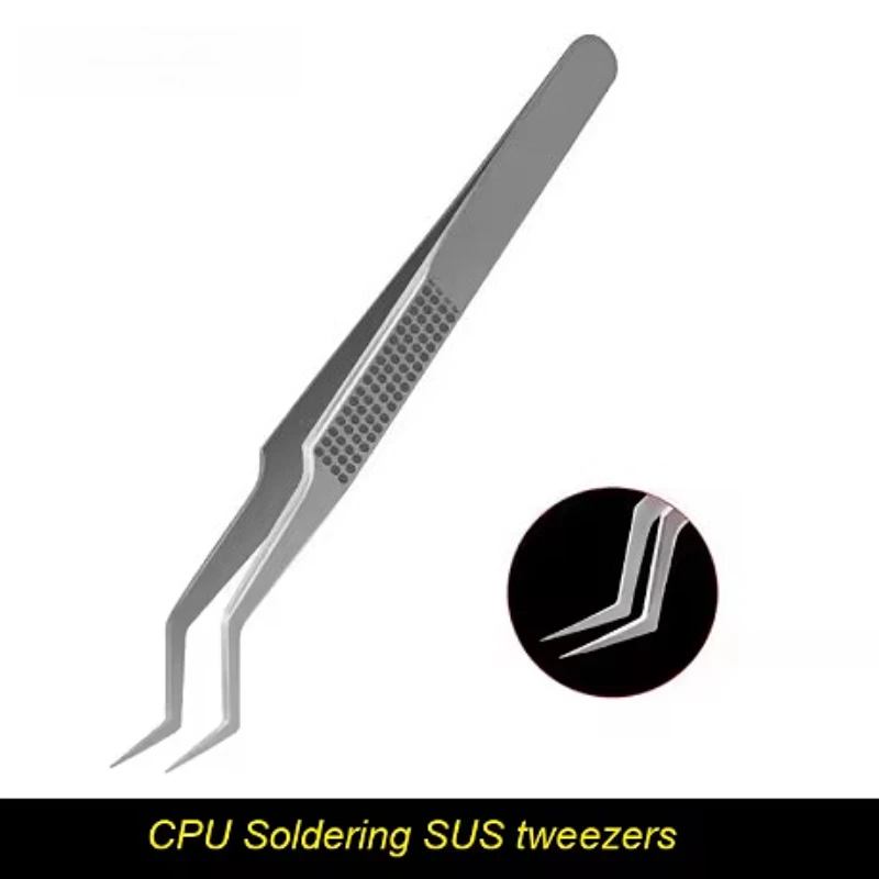 Smd Tweezer Set - ST-20 Professional แหนบบัดกรีสแตนเลสแหนบอิเล็กทรอนิกส์สําหรับ PCB SMD ชิป