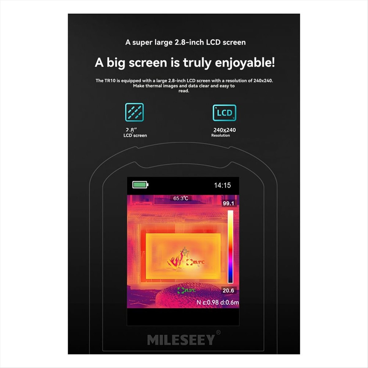 Electronics Repair Images - กล้องถ่ายภาพความร้อนอินฟราเรด DT38 Mileseey TR10 สำหรับตรวจจับการรั่วไหล กล้องพกพาสำหรับซ่อมอุปกรณ์อิเล็กทรอนิกส์