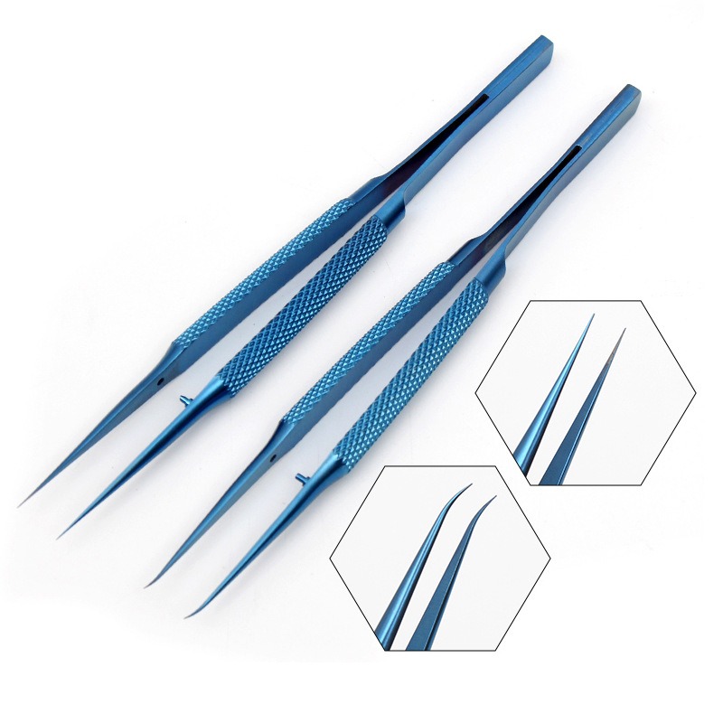 Smd Tweezer Set - แหนบป้องกันแม่เหล็กโลหะผสมไทเทเนียมสำหรับซ่อมอุปกรณ์อิเล็กทรอนิกส์, คีม ESD ระดับมืออาชีพสำหรับเมนบอร์ด, PCB, SMD