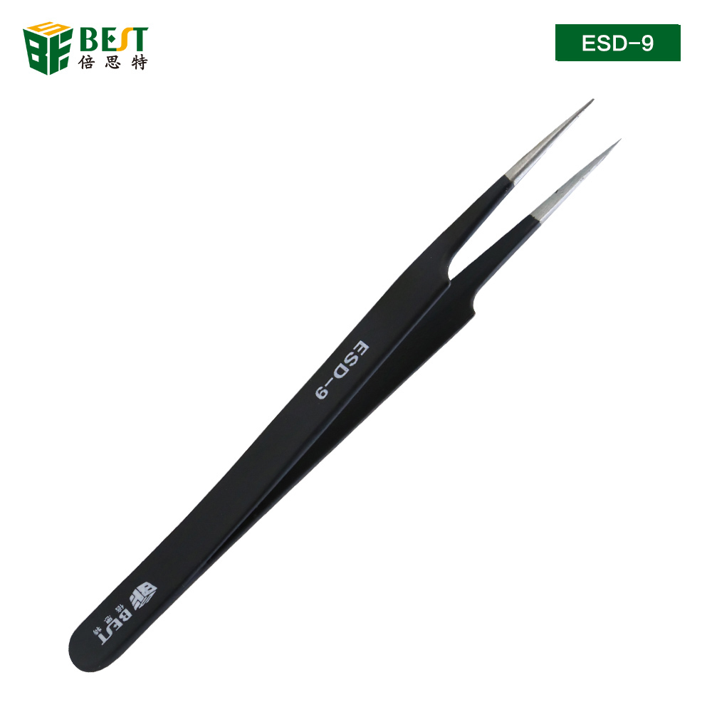 Smd Tweezer Set - BST-ESD-9 Anti-Static แหนบกายวิภาคผ่าตัด Anti-Magnetic ชุดเครื่องมือ SMD