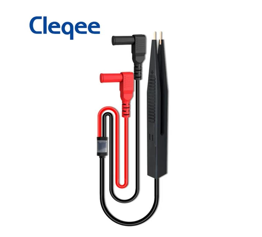 Smd Tweezer Set - Cleqee P1510 SMD อุปกรณ์ทดสอบมัลติมิเตอร์, อุปกรณ์ทดสอบมัลติมิเตอร์แหนบนำ LCR