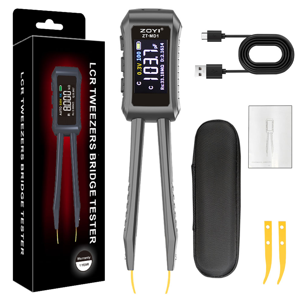 Smd Tweezer Set - ZOYI ZT-MD1 ดิจิตอลสมาร์ท Tweezer LCR SMD