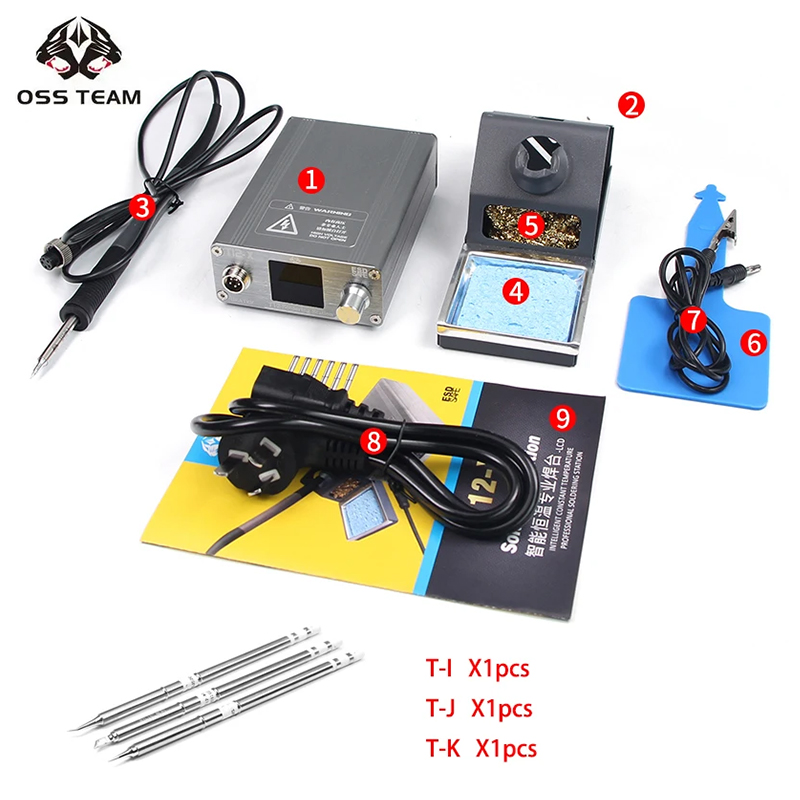 Electronics Repair Plus - OSS T12-X PLUS สถานีบัดกรีอิเล็กทรอนิกส์หัวแร้ง T12 เคล็ดลับสําหรับซ่อม