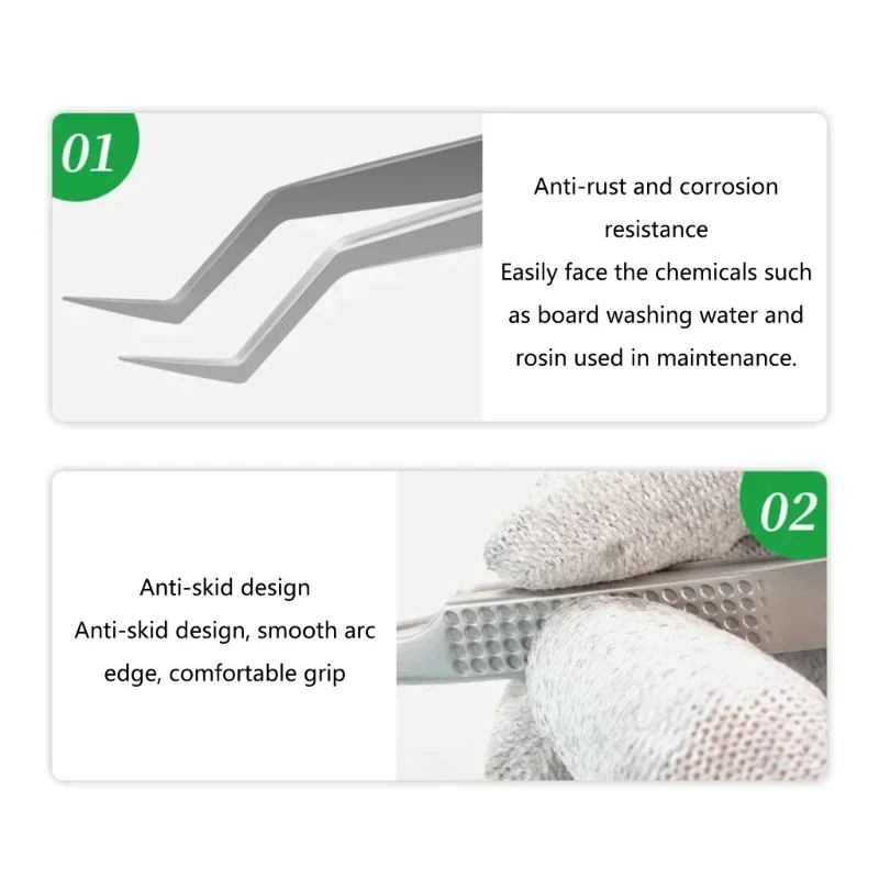 ST-20 Professional แหนบบัดกรีส - Smd Tweezer Set บทวิจารณ์และราคา