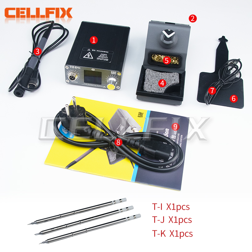 OSS T12-X PLUS สถานีบัดกรีอิเล - Electronics Repair Plus บทวิจารณ์และราคา