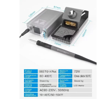 สถานีบัดกรี OSS T12-X PLUS พร้ - Electronics Repair Plus บทวิจารณ์และราคา