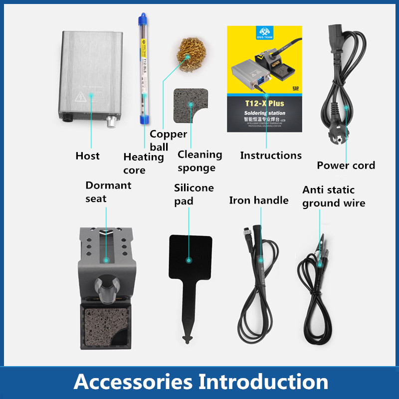 OSS T12-X เครื่องเชื่อมเหล็กอิ - Electronics Repair Plus บทวิจารณ์และราคา