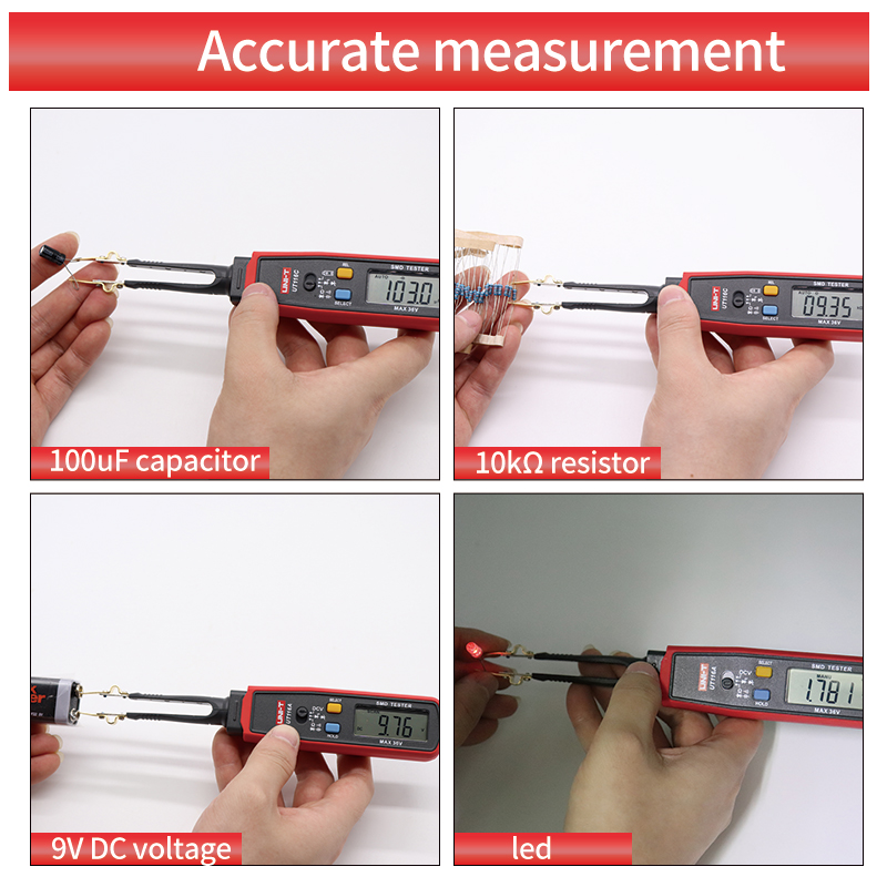 UNI-T UT116A UT116C แหนบดิจิตอ - Smd Tweezer Set บทวิจารณ์และราคา